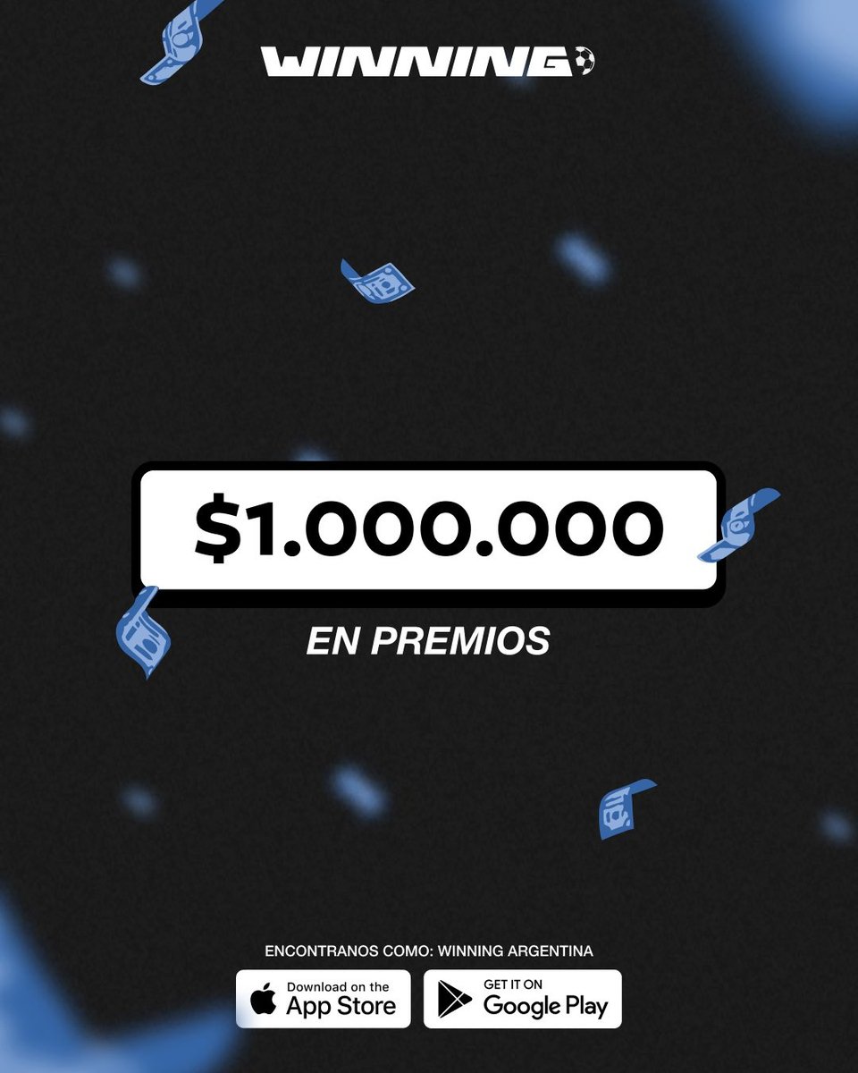 "Winning Argentina":
Porque finalmente armaron un juego gratis del fútbol argentino mejor que el Gran DT y además dan $1.000.000 de pesos en premios por fecha.