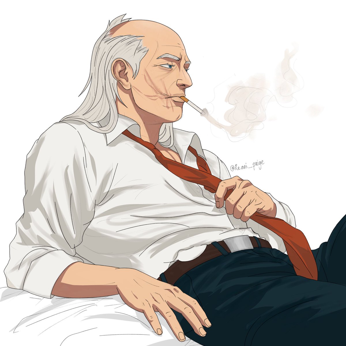 Reani_paige's tweet photo. Hard days work 🚬

#cecilstedman #invincible #art #myhusband https://t.co/x8QFDMkqIH