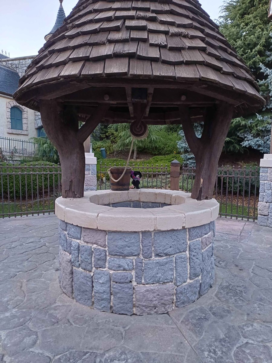 grimtheturtle's tweet photo. He made a wish at the well, then explored the parc. First the Christmas shop, then the castle of Aurore and ended with the pirate ship. 

2/3 https://t.co/mvROKVmOko
