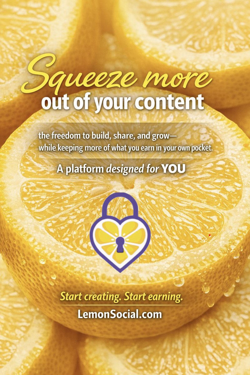 Start Creating. Start Earning. 🍋📸💰 

#lemonsocial #create #earn #contentcreator #fyp