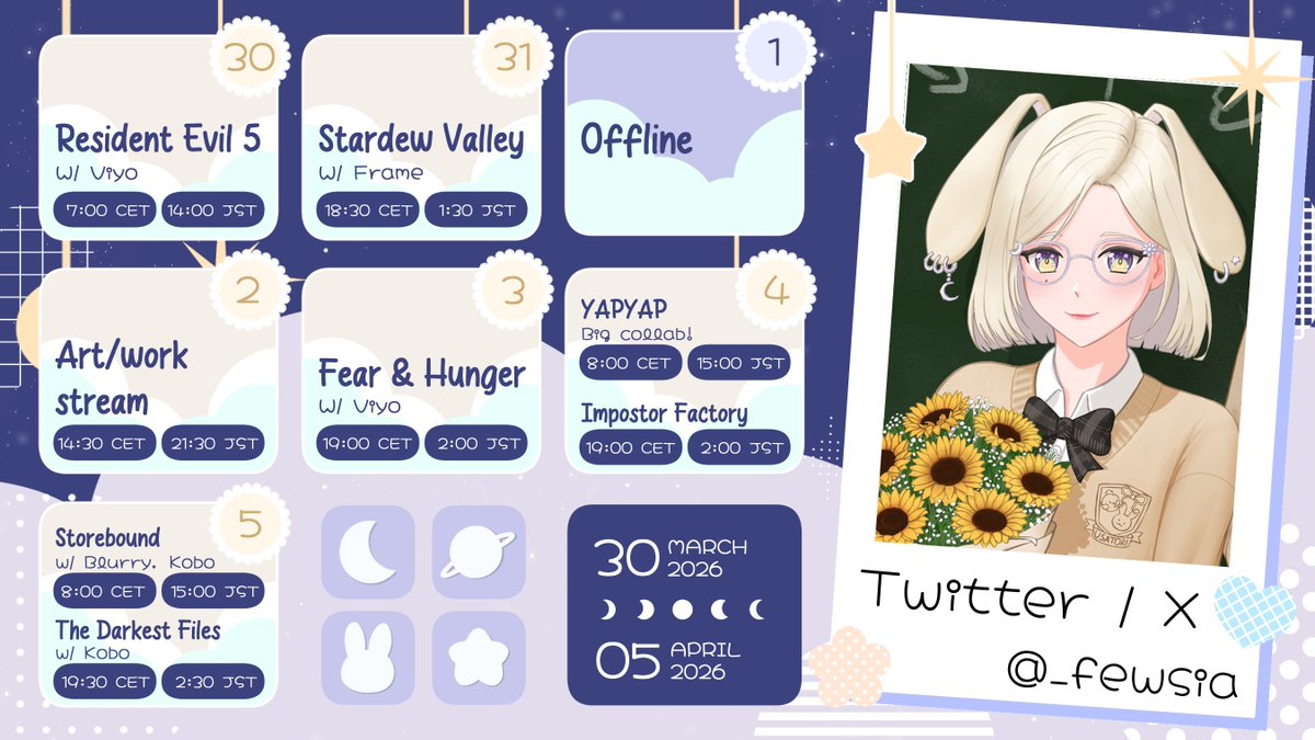 Kisa / キサ 🌻🐇 VTuber tweet media