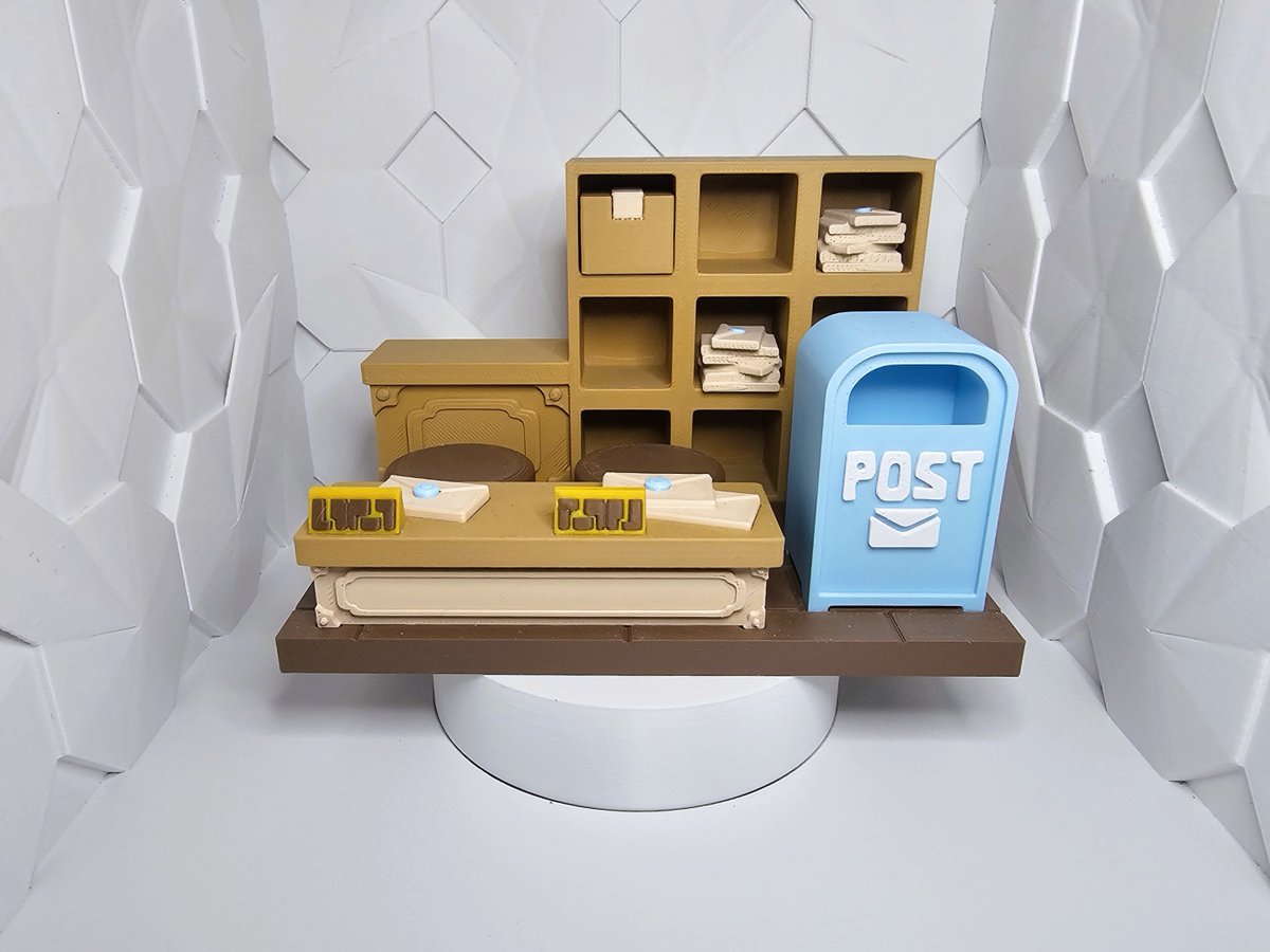LayeredLuxuries's tweet photo. Special delivery! 🐦📬
The Pigeon Post Office playset is now live! Cute, cozy, and made to order 💌 https://t.co/iFMwIwLOhM
#Etsy #3DPrinting #DeskDecor https://t.co/vJspbh92sz
