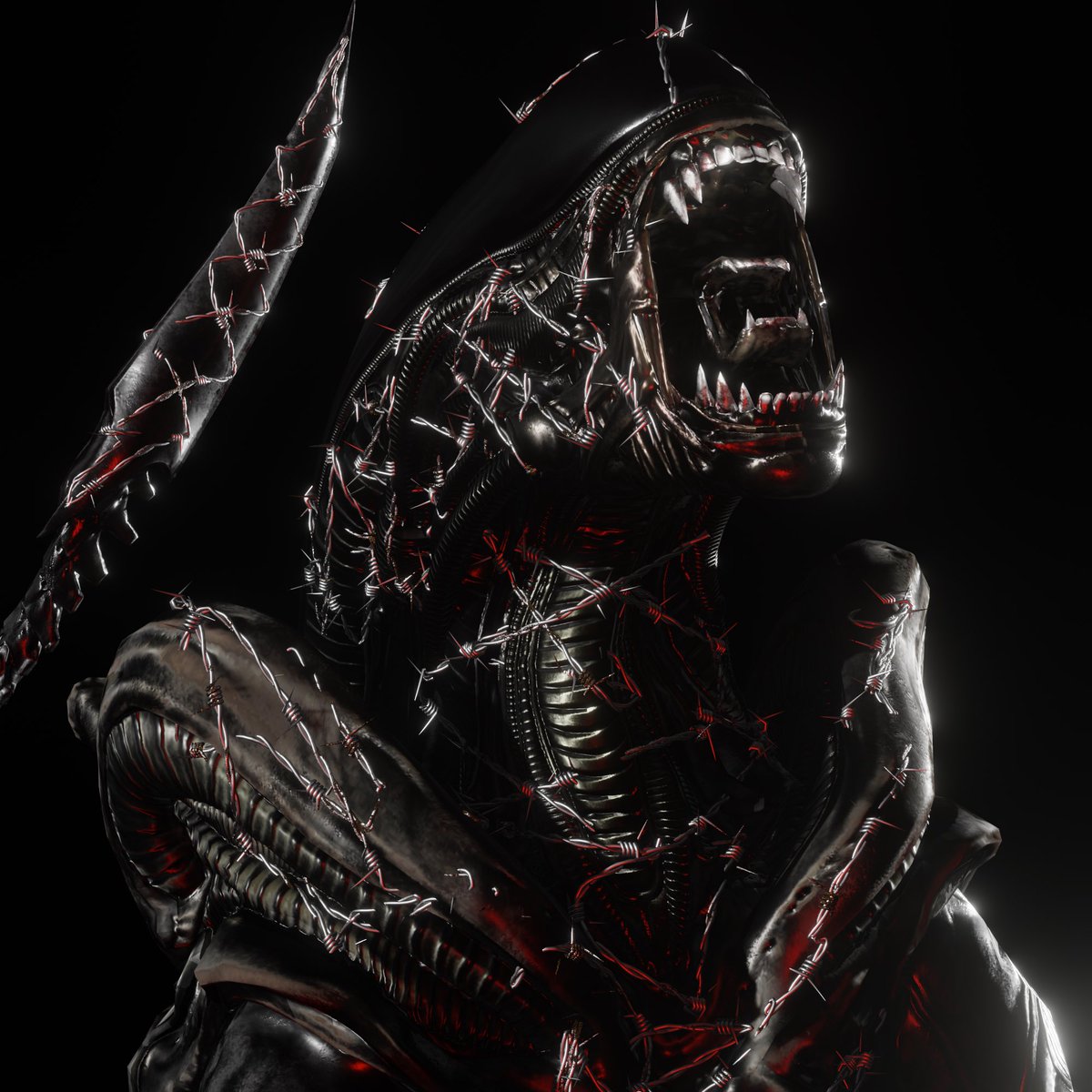𝐁 𝐎 𝐔 𝐍 𝐃 𝐄 𝐃

#alien #xenomorph #movie #gothic #aliens