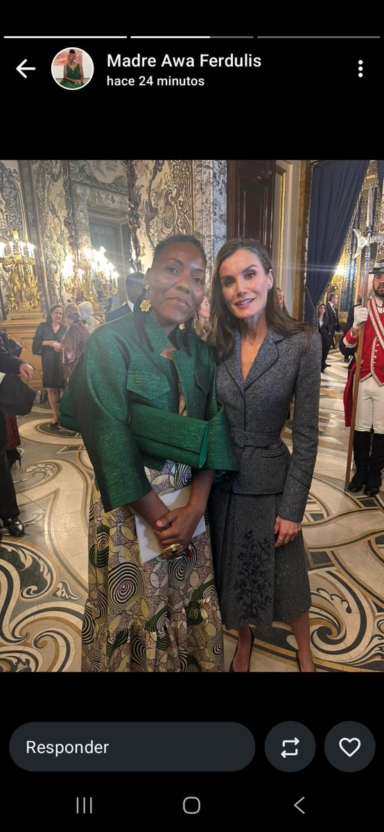 OdomeAngone's tweet photo. La diplomatie scientifique (et universitaire) est hautement politique 

Le 25 mars dernier, j’ai été conviée au déjeuner offert par la Casa Real à l’occasion du voyage officiel en Espagne de Son Excellence Bassirou Diomaye Diakhar Faye, Président de la République du Sénégal.

Enseigner une langue étrangère c’est au-delà d’offrir les rudiments de la grammaire aux apprenants, transmettre un imaginaire géopolitique au public-cible, à travers le corpus choisi.

Ma profonde connaissance à Sa majesté Le Roi Felipe VI, ainsi qu’à son épouse la Reine consort Letizia Ortiz, pour la marque d’attention envers ma modeste personne.