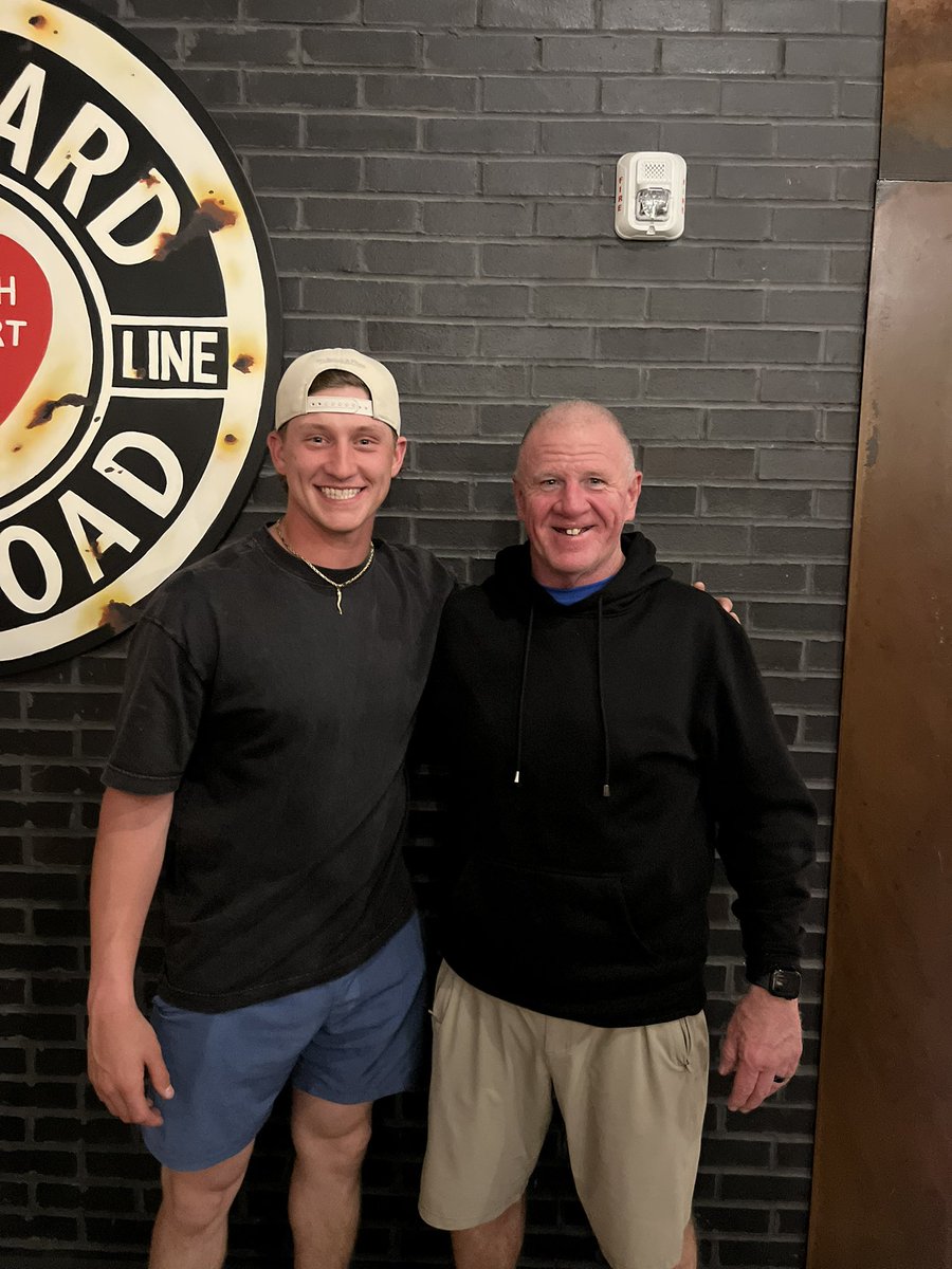 FHSJeffParsons's tweet photo. What a great quick trip to Florida State to watch @Coltin_Quags05 and Duke play. Awesome to catch up with him. He is always gracious with his time. I can’t help but think back to the many people that told me he couldn’t play D-1. He bet on himself and is winning. https://t.co/sU2tmPQTjr
