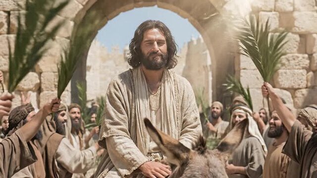 Ghambit's tweet photo. “Hosanna to the son of David: Blessed is he that cometh in the name of the Lord; Hosanna in the highest.”

The King has returned! Happy Palm Sunday 🌴🌿✝️ All hail King Jesus! 

#Christian #Jesus #palmsunday #Christ #christisking https://t.co/zHCnz4ZFOl