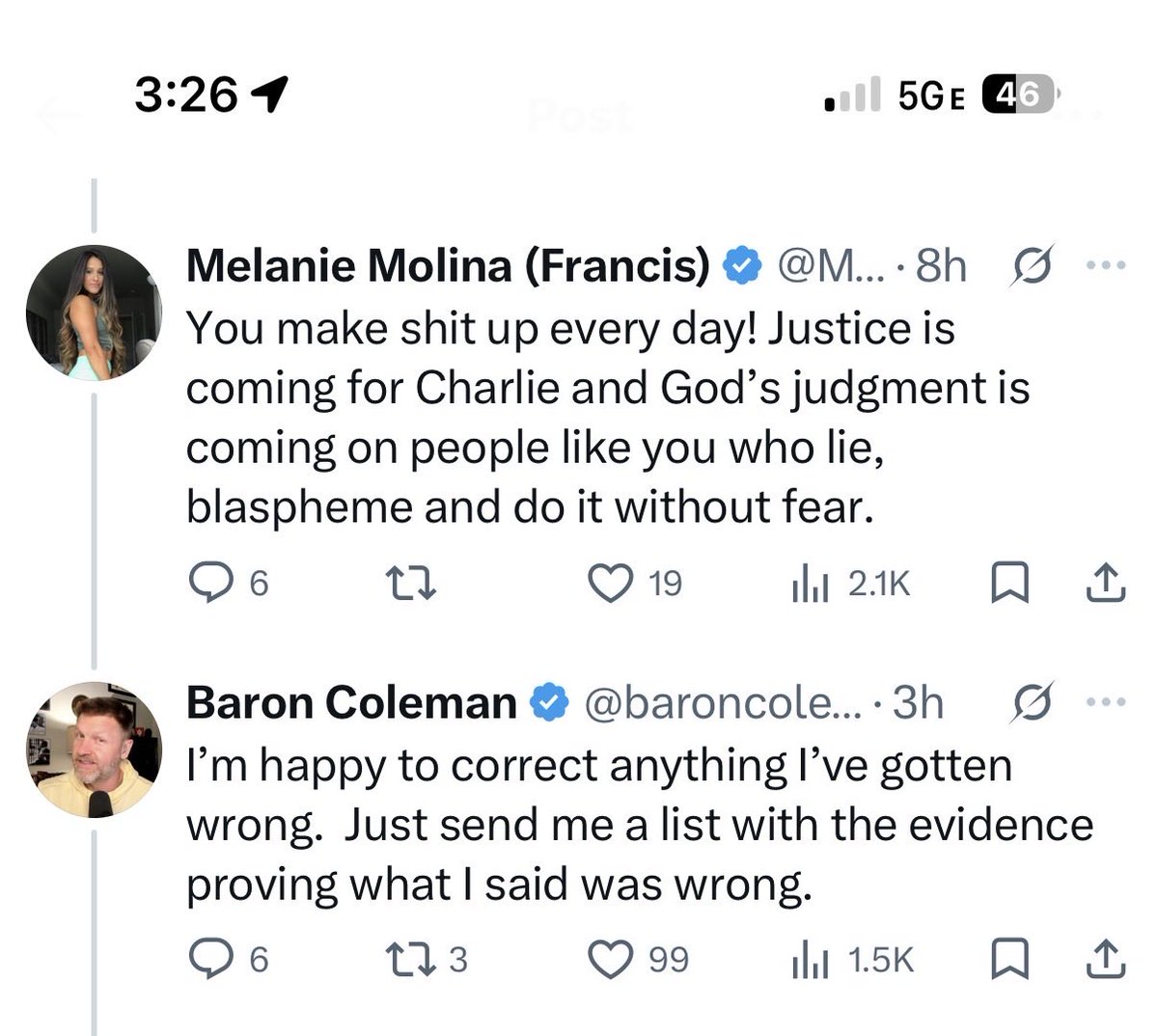 Melanie Molina (Francis) tweet media