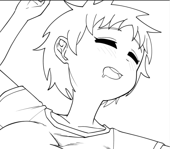 オリキャラを描いています 