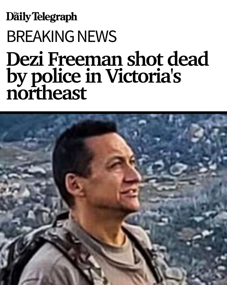 #BREAKING: Dezi Freeman has been killed by heavily armed police after more than six months on the run. DETAILS: bit.ly/4lW4BC5