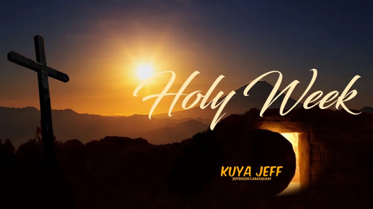 KuyaJeffPH's tweet image. Holy Week 2026.✝️ #KuyaJeff #HolyWeek2026