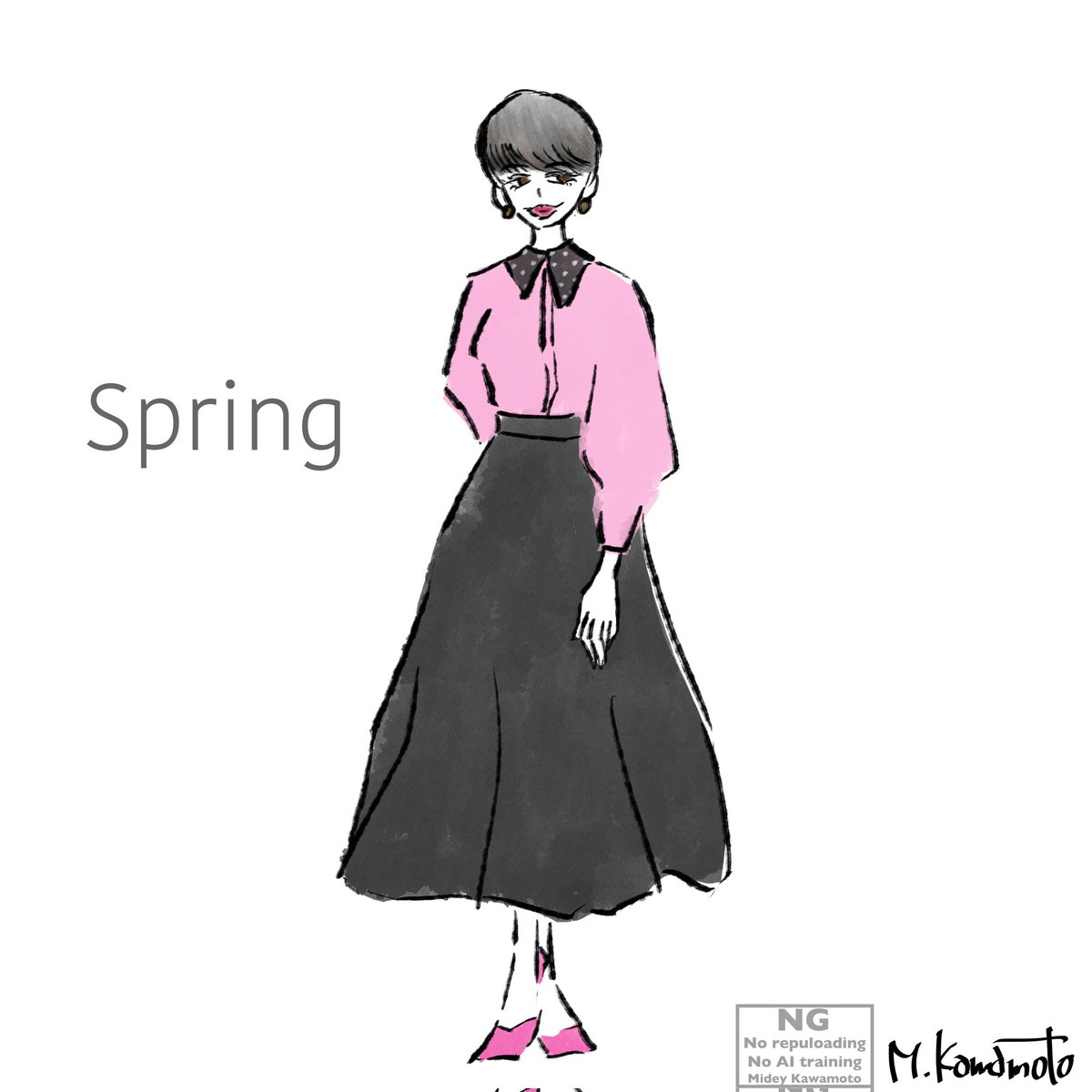 md_k_m's tweet photo. spring

#illustration 
#fashionillustration
#ファッションイラスト
#패션일러스트 https://t.co/g1oPEVVWB7