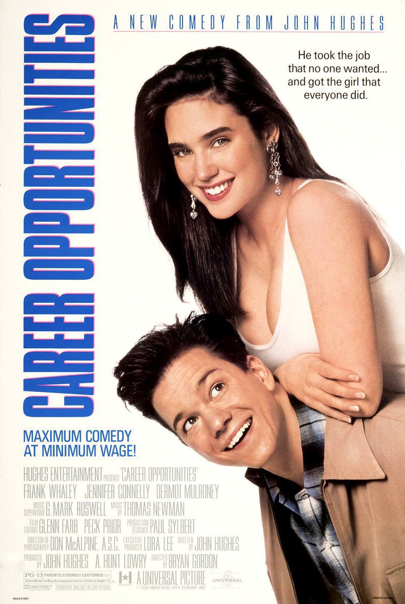 FilmNewsNos's tweet photo. 🎬MOVIE HISTORY: 35 years ago today, March 29, 1991, the movie ‘Career Opportunities’ opened in theaters!
#FrankWhaley #JenniferConnelly #DermotMulroney #KieranMulroney #JohnMJackson #JennyOHara #NobleWillingham #BarryCorbin #WilburFitzgerald #WilliamForsythe #JohnCandy https://t.co/mEB60hB50u