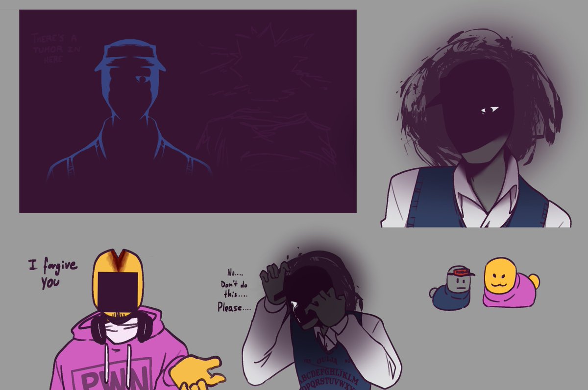 More doodles of these two

#badthings #badthingsroblox