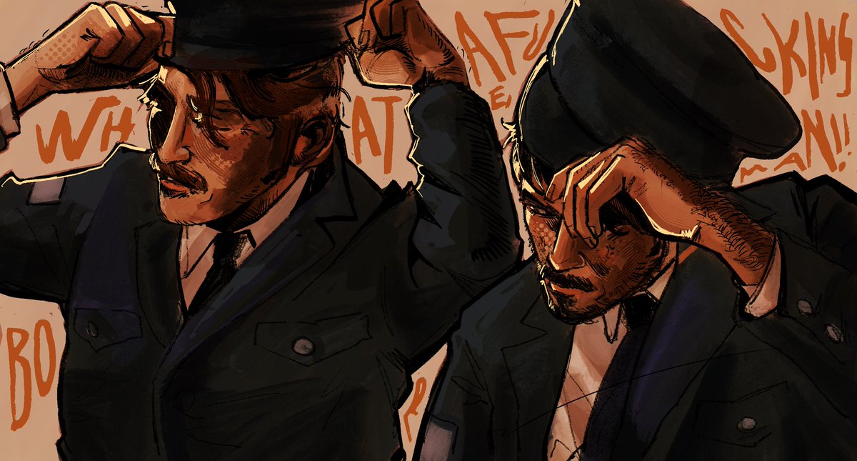 mayorautumnn's tweet photo. buddy cops #jeanharry #discoelysium https://t.co/JQ69FWwVbB