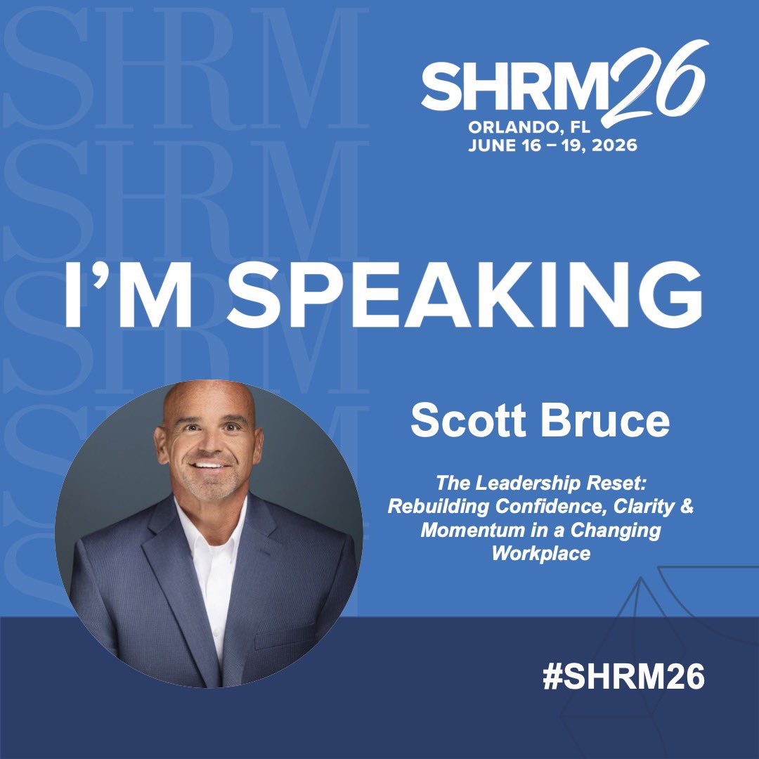 Excited to be speaking at #SHRM26!

👉 The Leadership Reset: Rebuilding Confidence, Clarity &amp; Momentum in a Changing Workplace

Leaders don’t need more noise—
they need focus, direction, and the ability to move forward in uncertainty.

If you’re there, let’s connect. #Leadership