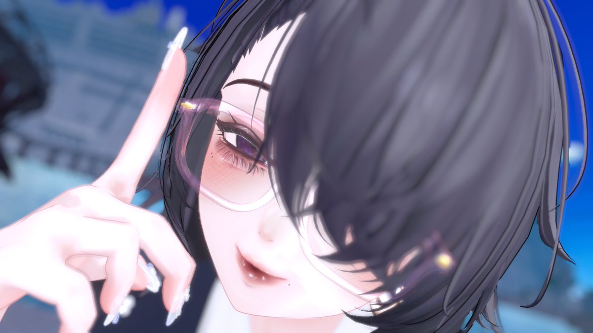 hobo_maru's tweet photo. おは☀️
抽選で当たった眼鏡してみた！
クリア素材の眼鏡大好きだからめちゃくちゃ嬉しい🙌

#Ad9th  #Shinra3D https://t.co/i3PIb1Re3X