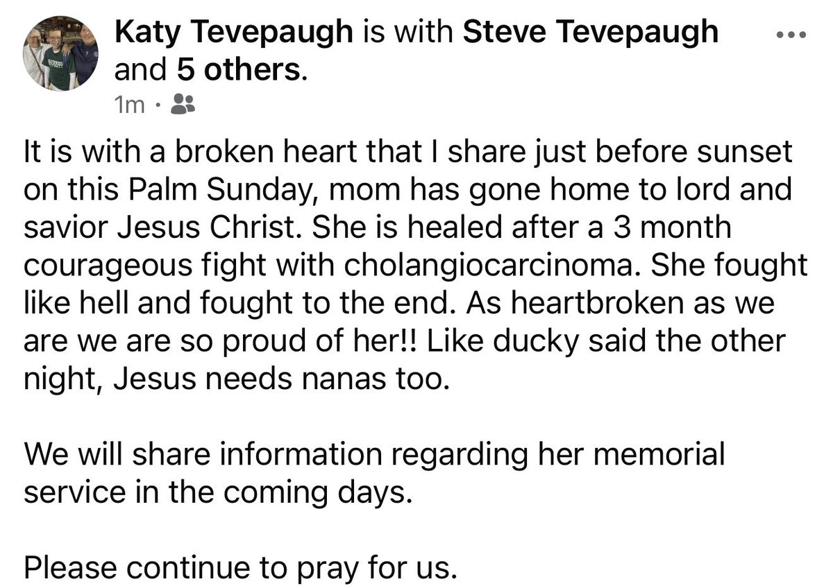 Will_Tvpaw's tweet photo. My mom is Celebrating in the joys of the Lord. https://t.co/FgpYlTSh5X
