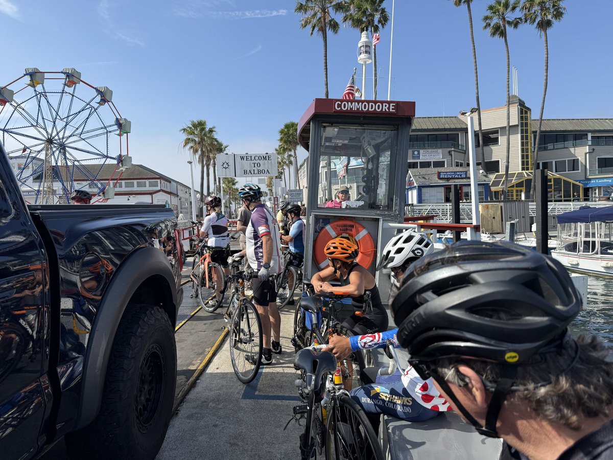 OCWheelmen's tweet photo. 25 🚴🚴 on a great ⛴️🎡 adventure, with excellent weather, for our Fifth Sunday Remote Ride! https://t.co/3lm3DJvVxZ