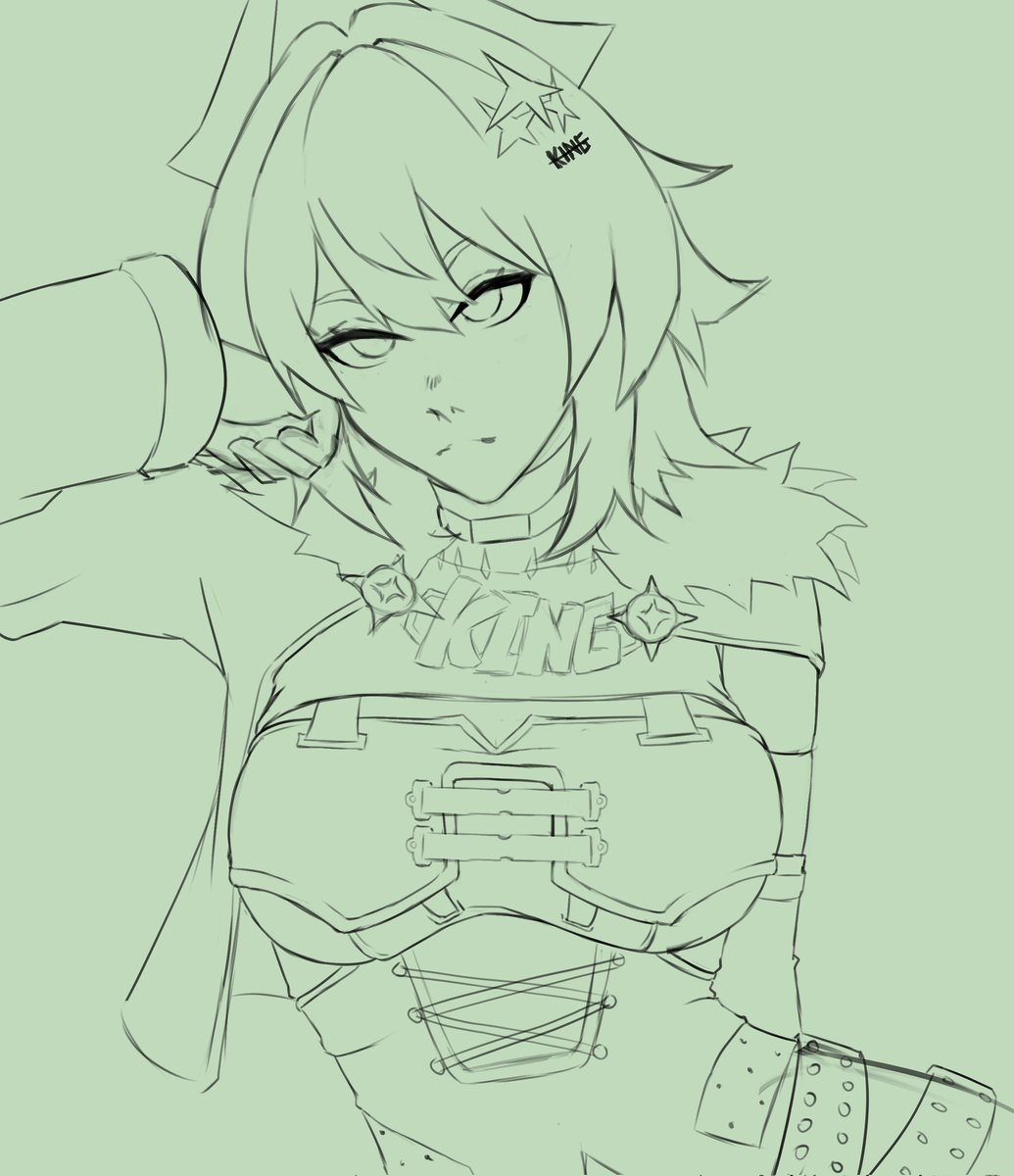 Ayanoji_43's tweet photo. WIP #ceaserking #zzz #illustration https://t.co/Hn5d0aoAhO