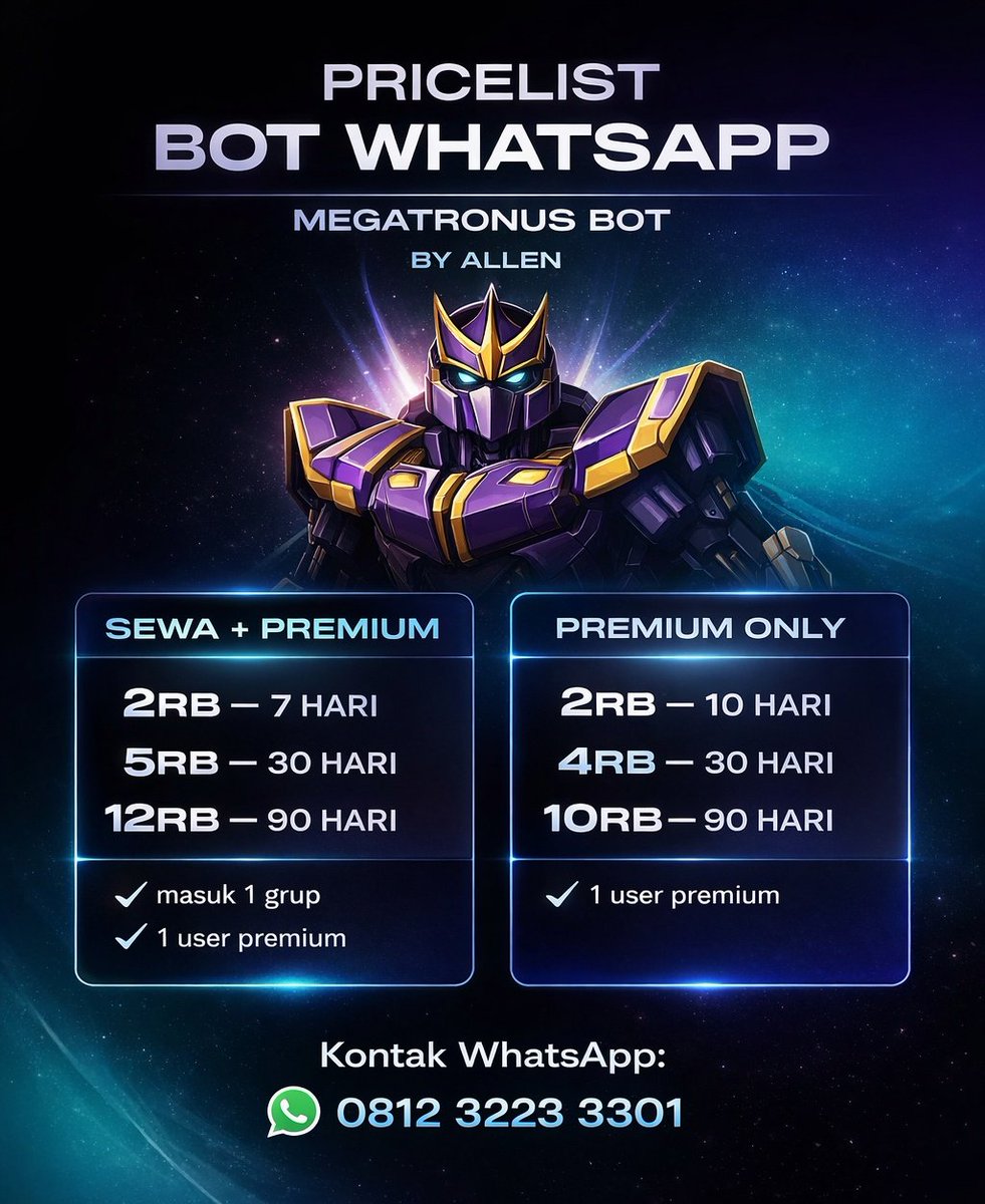 Allen ❈ sewa bot wa tweet media