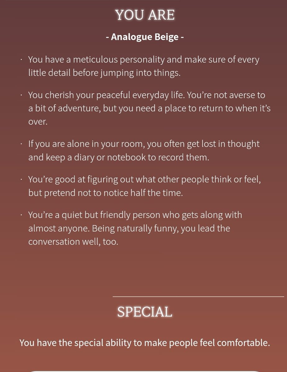 🎨 My VTuber -v- My Aura Colour 🎨

Hmm pretty accurate I'd say