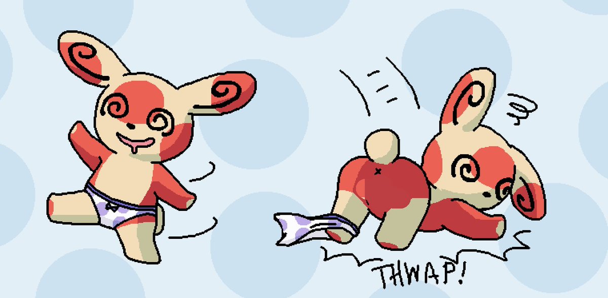 P1xelR4t's tweet photo. Aww~
Seems like your spinda trip and fell!! 😮

Cutie you need to go help it up 💕

Cutie? 

What are you staring at~ 🤭 https://t.co/AAguYiqD6V