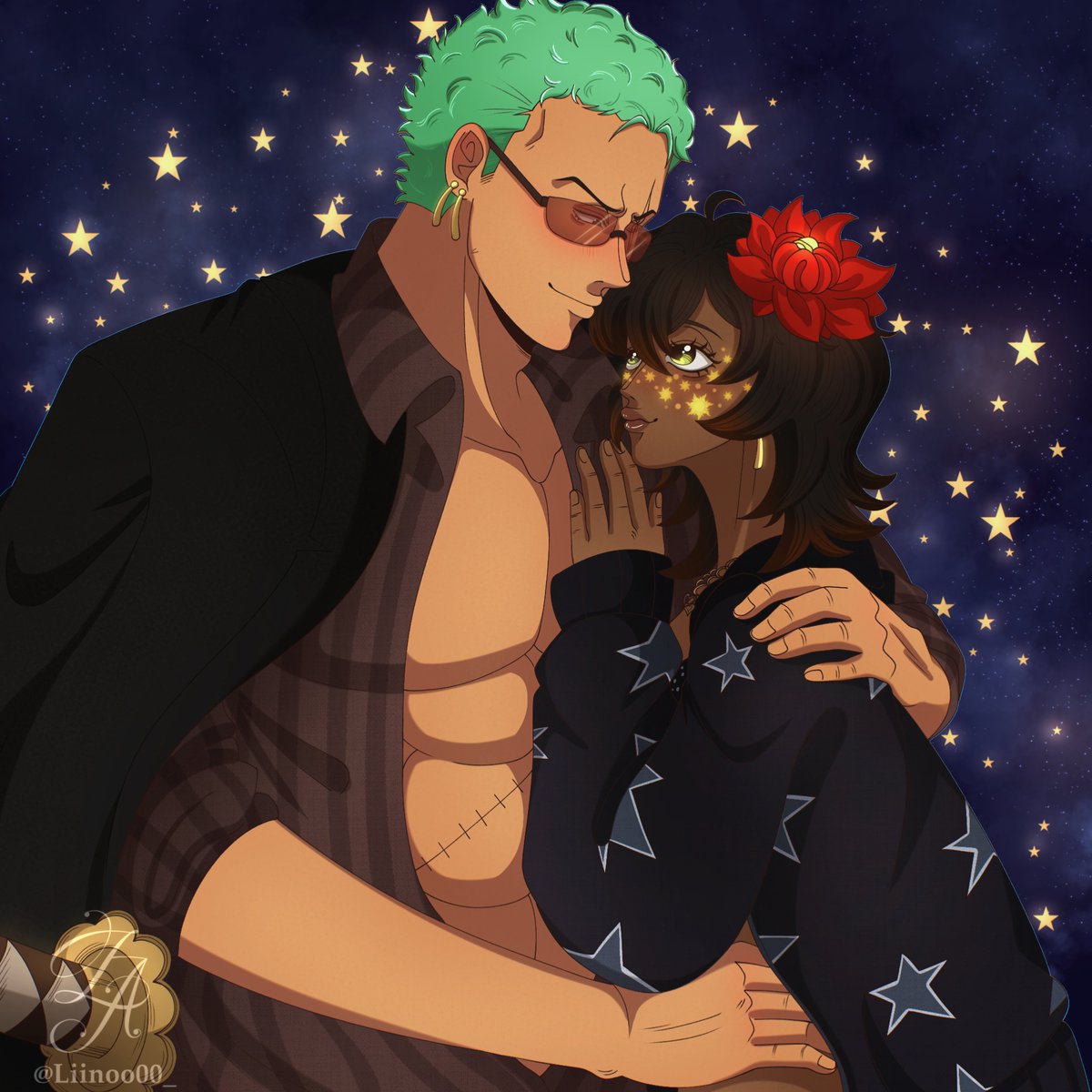 stardusthours's tweet photo. ANNIV. 03-29 

⌞I'd rather die than have to live in a storm like before
         🔥⚔️ #lotusmoss
            But goddamn, you got me in love again⌝

🎨 @/Liinoo_00 + lil' doodle &amp; poem by me 

;; #niggayumes #optwt #yumetwt #yumeship #onepiece https://t.co/eYnUDykBnU
