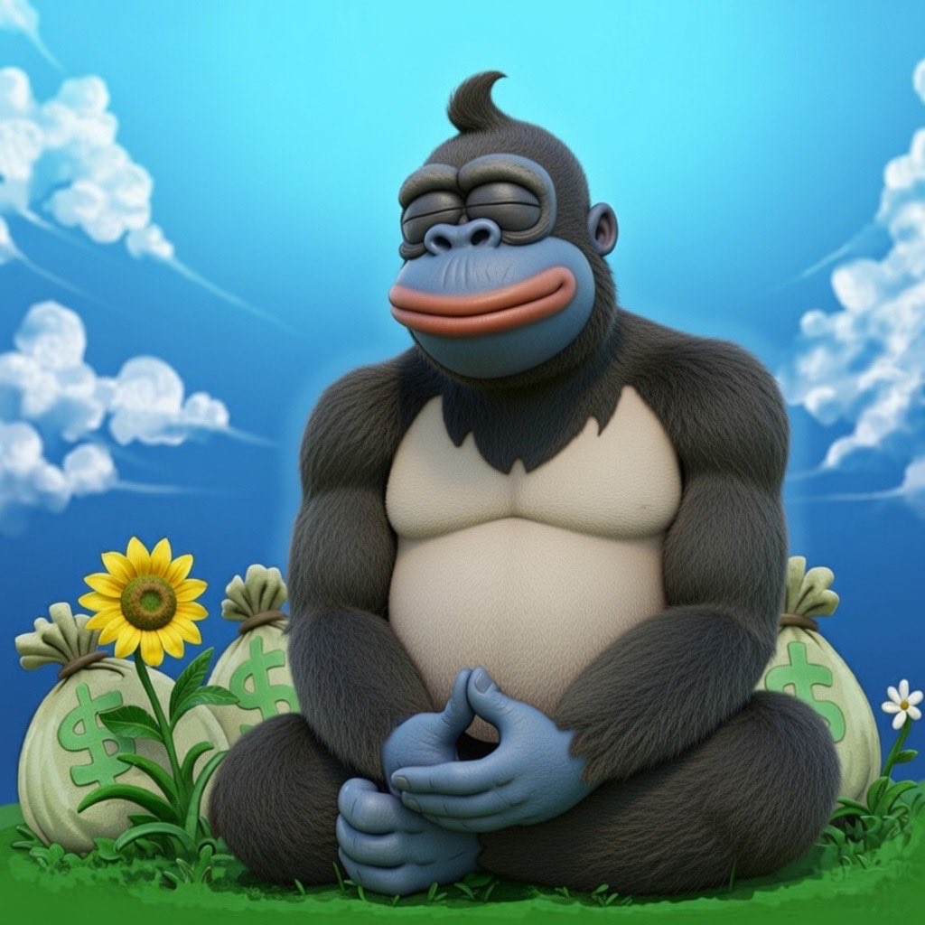 🦍✨ Zen Gorilla Mode: Activated  

Eyes closed, heart open, bags secured. $MAMBO is peacefully stacking generational wealth while the jungle watches in awe 🌿💰  

Calm before the parabolic moon mission.  

Website: mambocto.com  
CA: