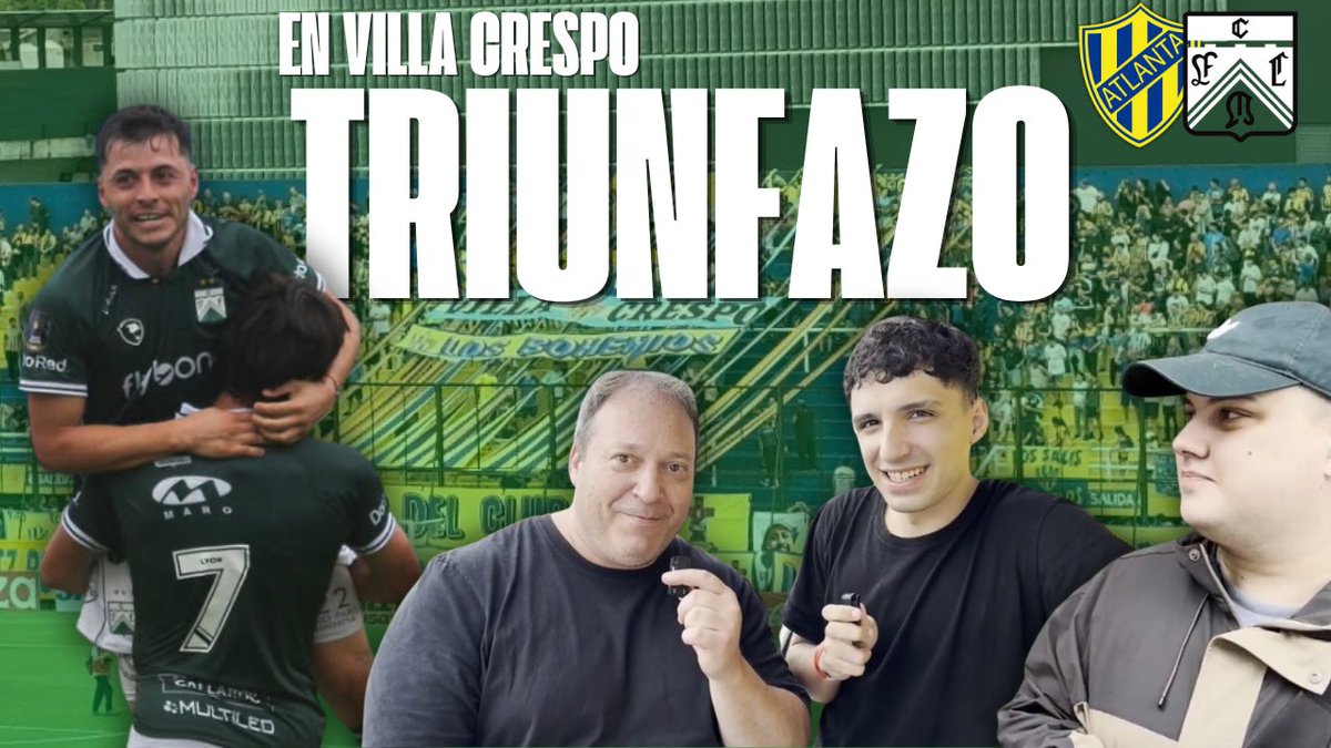 ferroweb's tweet photo. ➡️ TRIUNFAZO en Villa Crespo.
📹 Ya está subido el #VlogFW de la fecha 7.
💚 Pasen a dejar su like y un comentario sobre la satisfactoria victoria de #Ferro.
https://t.co/HPPTGriu4N https://t.co/zA8IvVz6IX