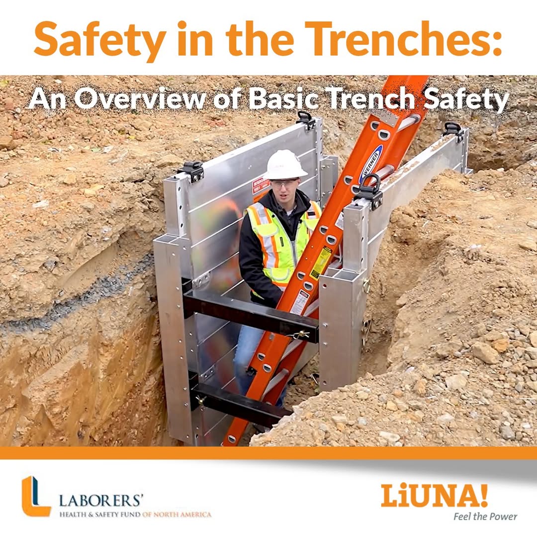 Don’t take chances. Learn how to identify unsafe trenches and stay safe on the job. #LiUNA
bit.ly/4kMe0L3