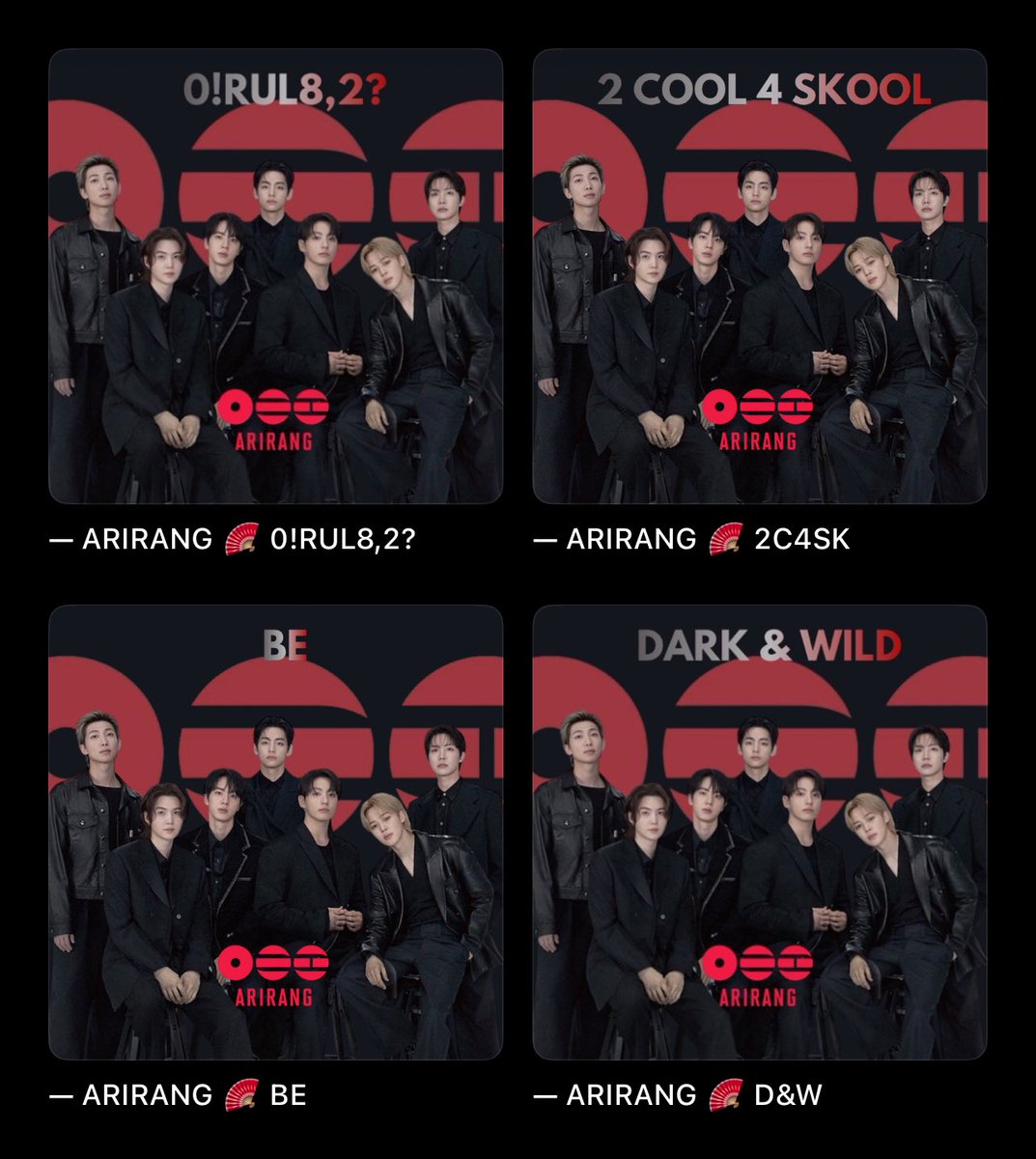 hyuk ⁷; ARIRANG tweet media