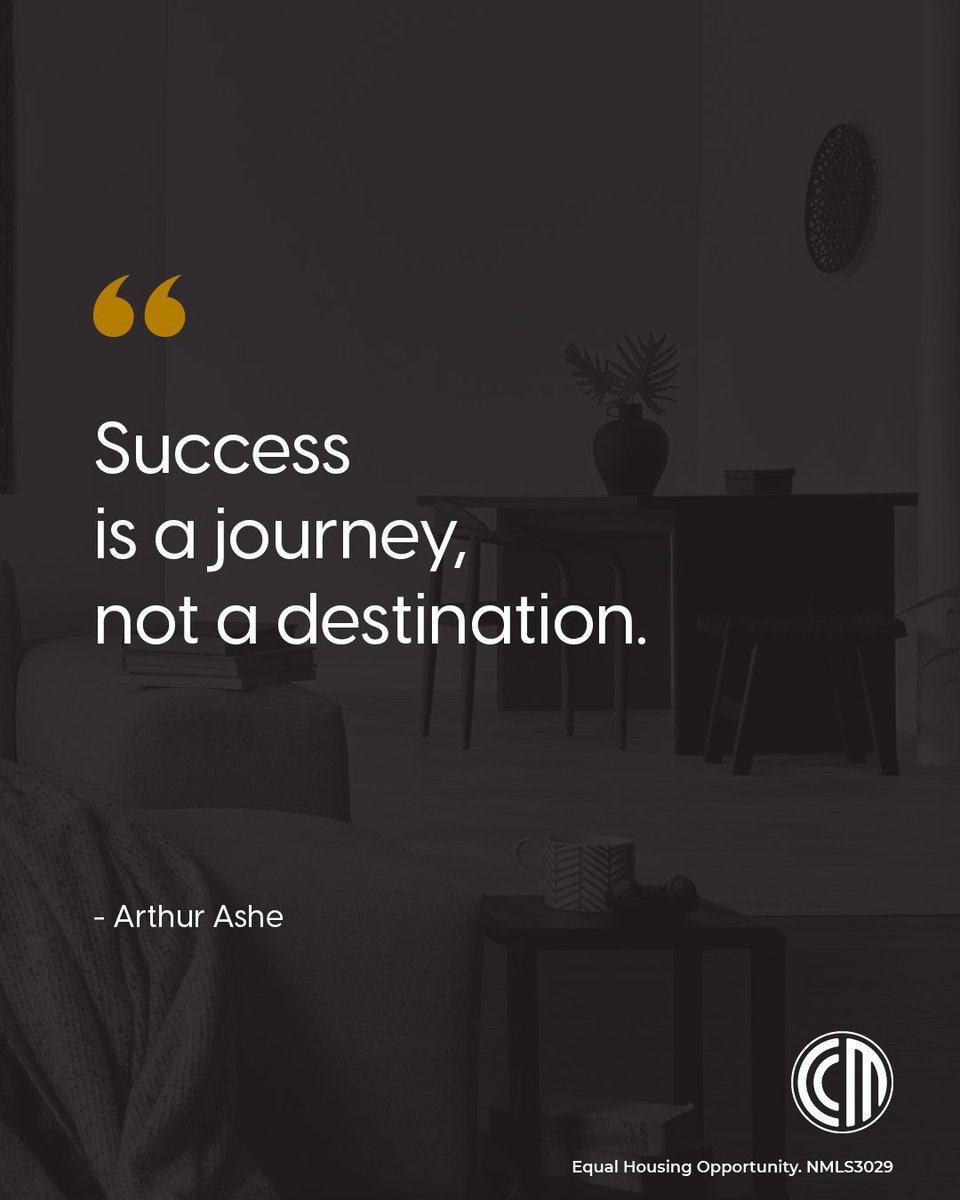 Focus on the progress, not the finish line.