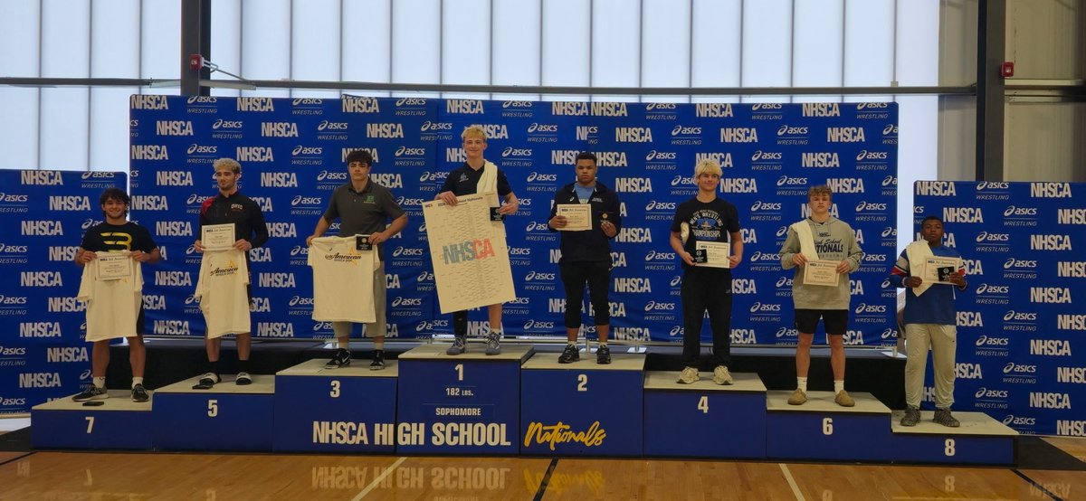 Congratulations to Dresden Beard for winning the #182 National Wrestling Championship for sophomores in Virginia Beach this weekend. Kansas took close to 40 kids and Dresden was 1 of Kansas 2 national champions. Kansas only placed 9 kids in the top 8. Top 8 made all-American.