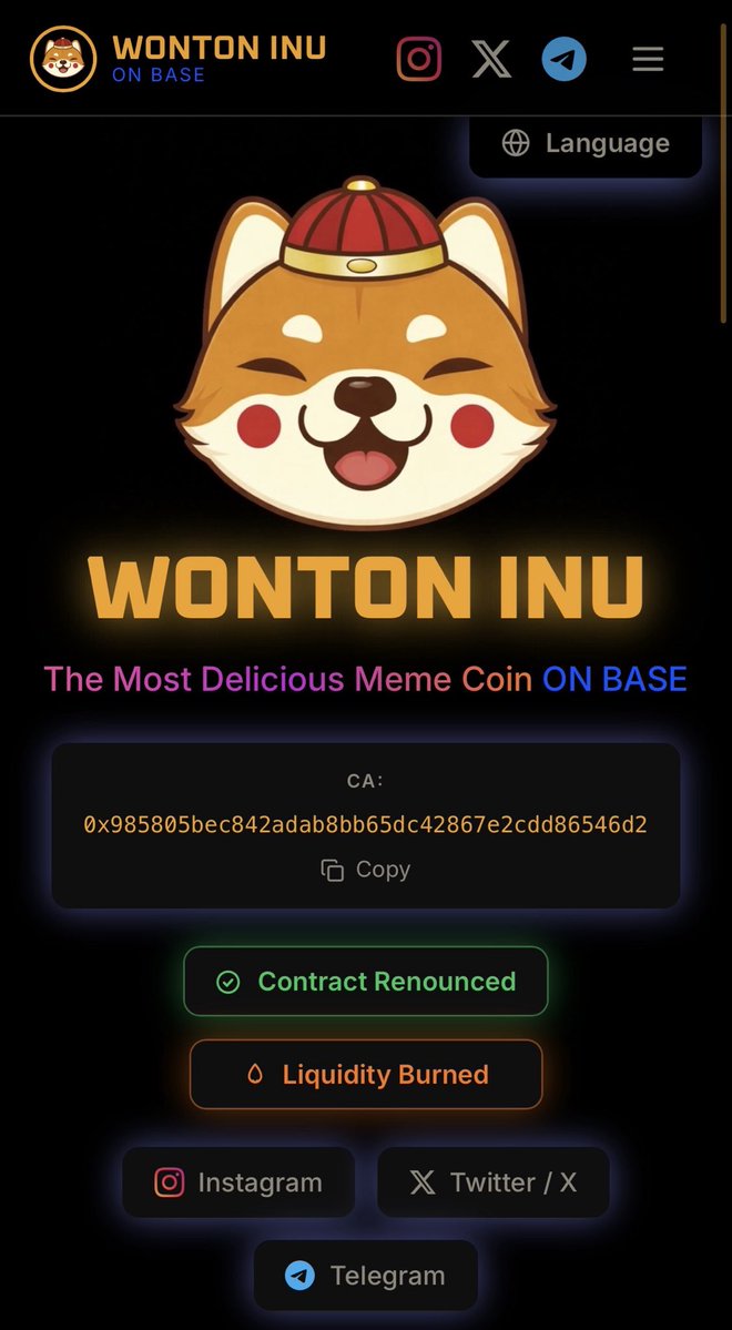 Wonton Inu tweet media