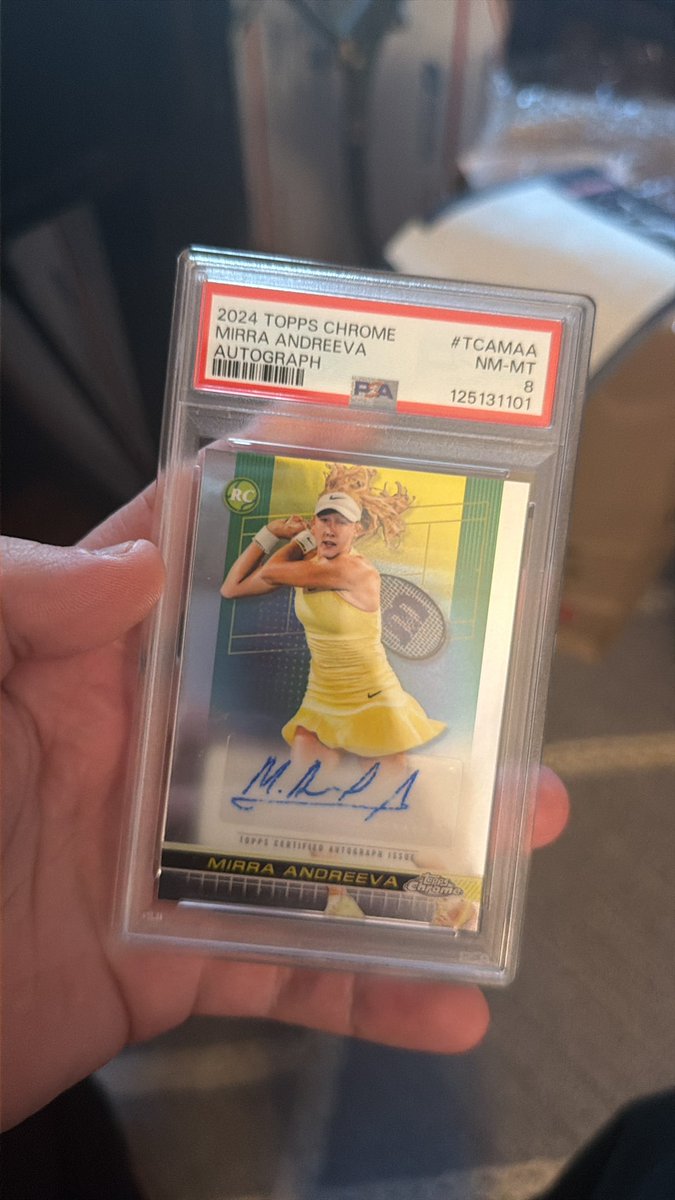 FREE to a legitimate female collector or father with a daughter who likes women’s tennis. 

Just reply or dm me :)