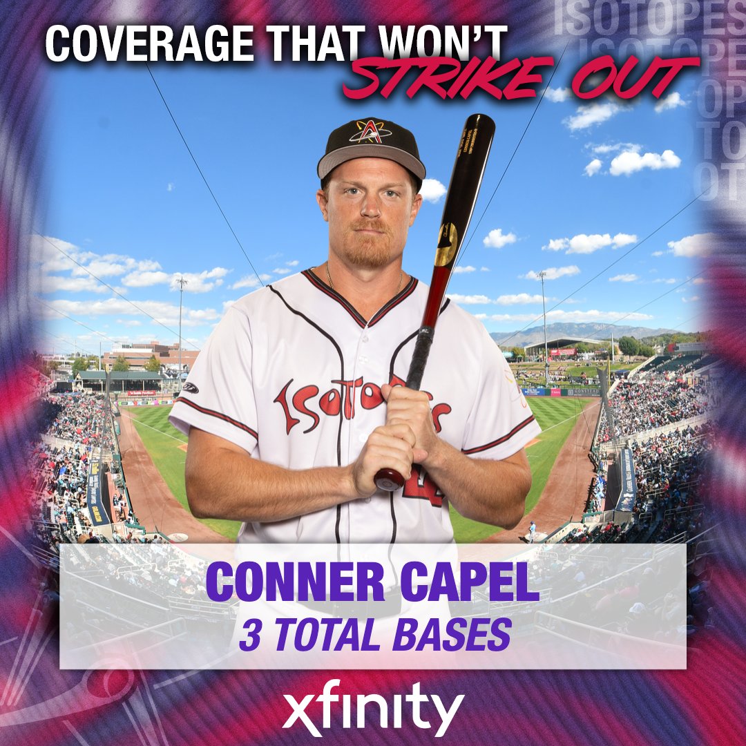 Conner Capel was 2-for-5 with a double and two RBI in today's game, recording three total bases.

<a href="/Xfinity/">Xfinity</a>, coverage that won't strike out!