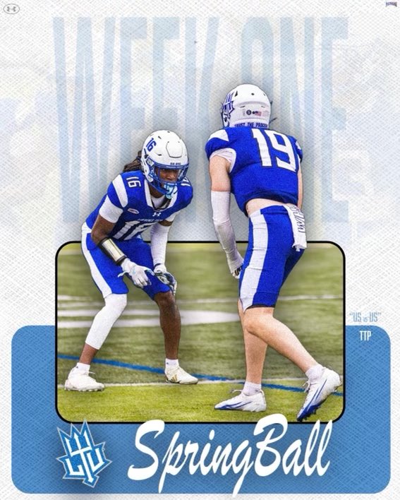 LTU_FB's tweet photo. Us vs Us
Week 1 complete. Stacking days, stacking reps. #TTP https://t.co/NuWlCSvKUL