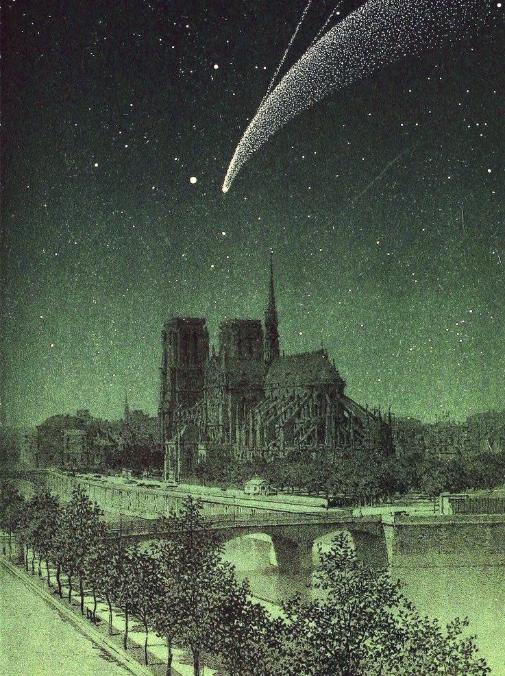 Moodsby_v's tweet photo. Comet Donati above Notre-Dame
Amédée Guillemin, 1877 https://t.co/GIWZ7PH9zA