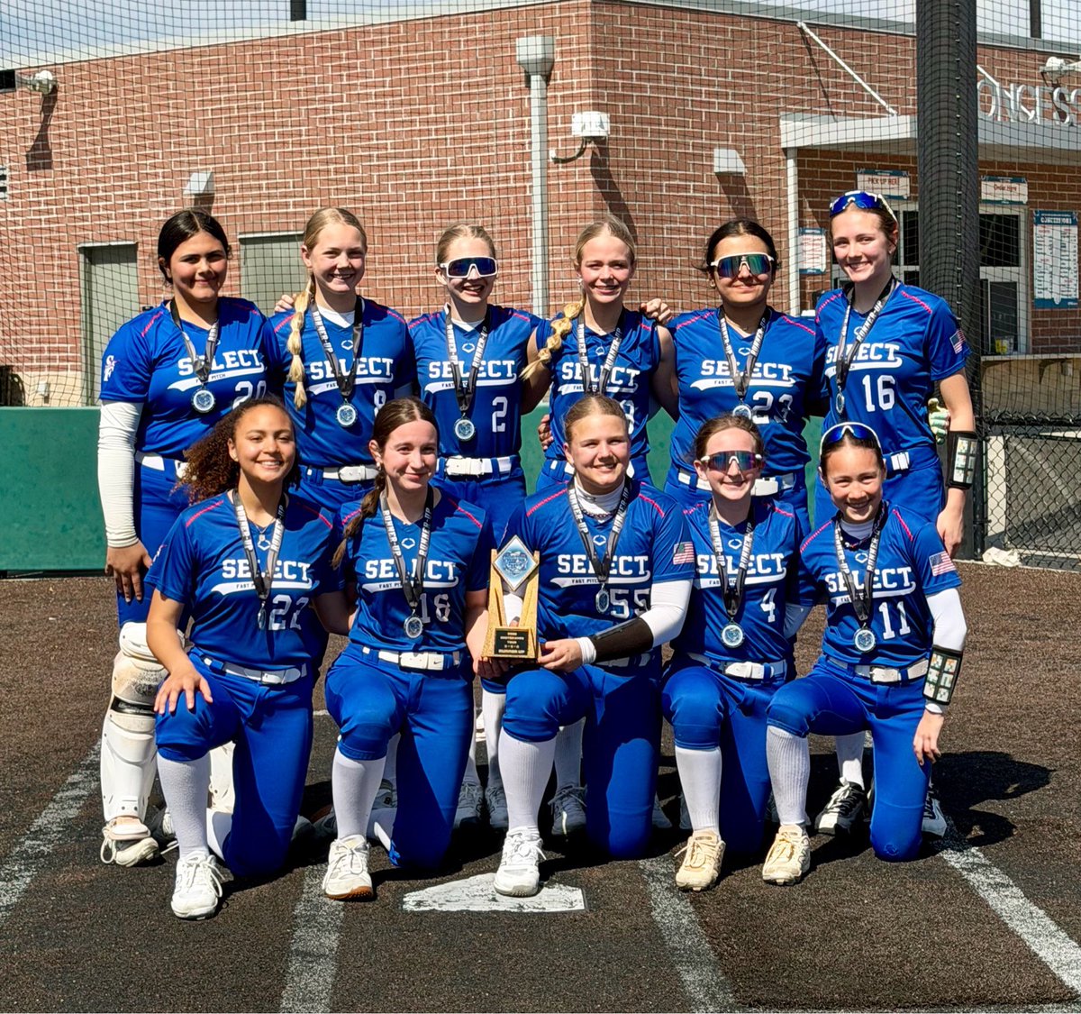 SelectBryan's tweet photo. Finished 2nd at the USSSA Easton Hype 14A tournament. They recorded 3 walk-off wins with 2 outs in bracket play. Bats were locked in, with bombs from Tallan and Molly! #selectlife #bettertogether https://t.co/9Zq3o2ogdt