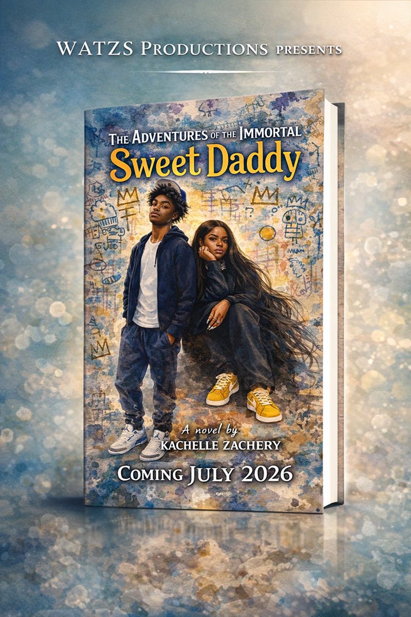 ProdWatzs's tweet photo. WATZS Productions proudly presents ✨

📚 THE ADVENTURES OF THE IMMORTAL SWEET DADDY

A Novel Series by Kachelle Zachery

Dropping July 2026 🔥🔥🔥

In a world full of noise, distractions, and surface-level connections… this story is about the SEEK. https://t.co/imcguRcFJz