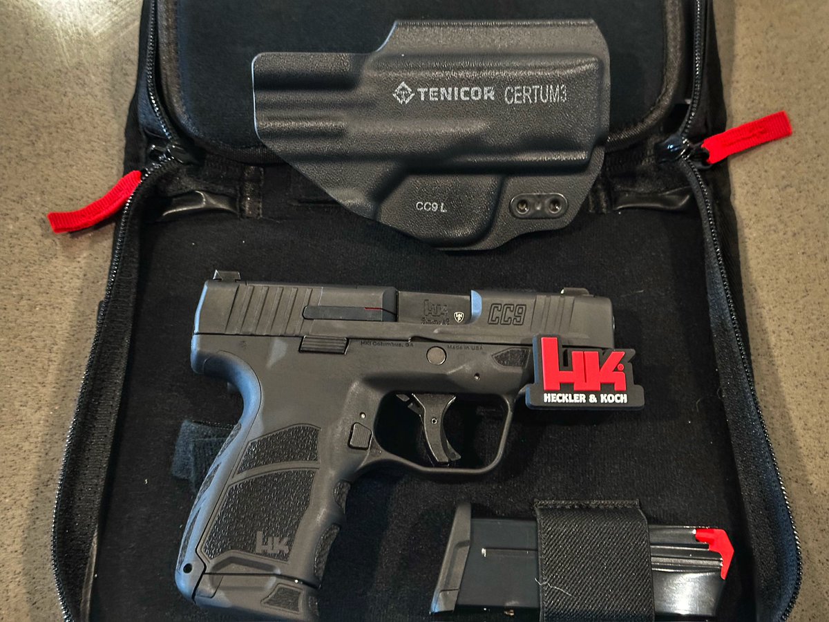 I think this is only the second non-Glock pistol I've ever bought with the intention of carrying it. Will be curious how this <a href="/HecklerAndKoch/">Heckler & Koch</a> CC9 stacks up to the <a href="/GLOCKInc/">GLOCK, Inc.</a> 43x.