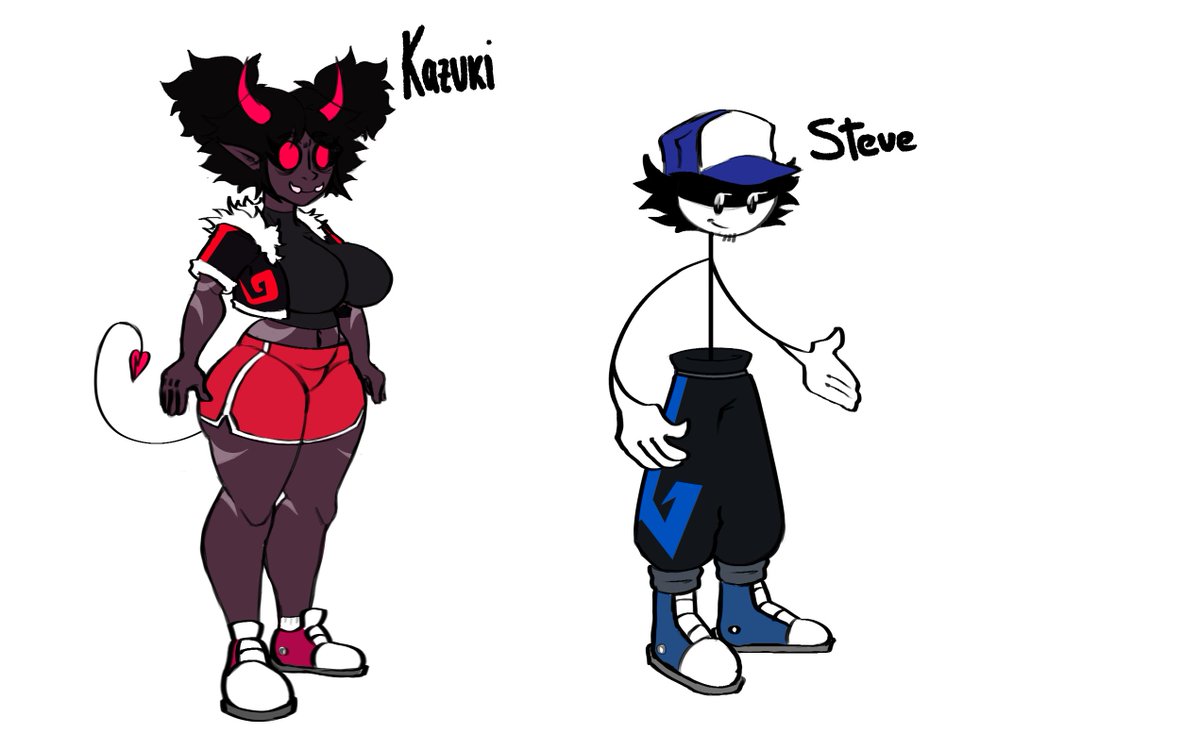 MAKOs_art's tweet photo. Kazuki and Steve  

#oc #digitalart https://t.co/Aq9vPXOLIt