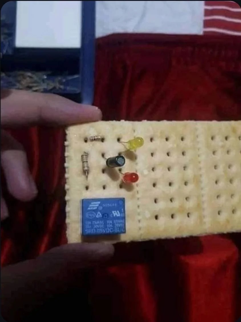 Crackerboard...When you run out of Breadboard