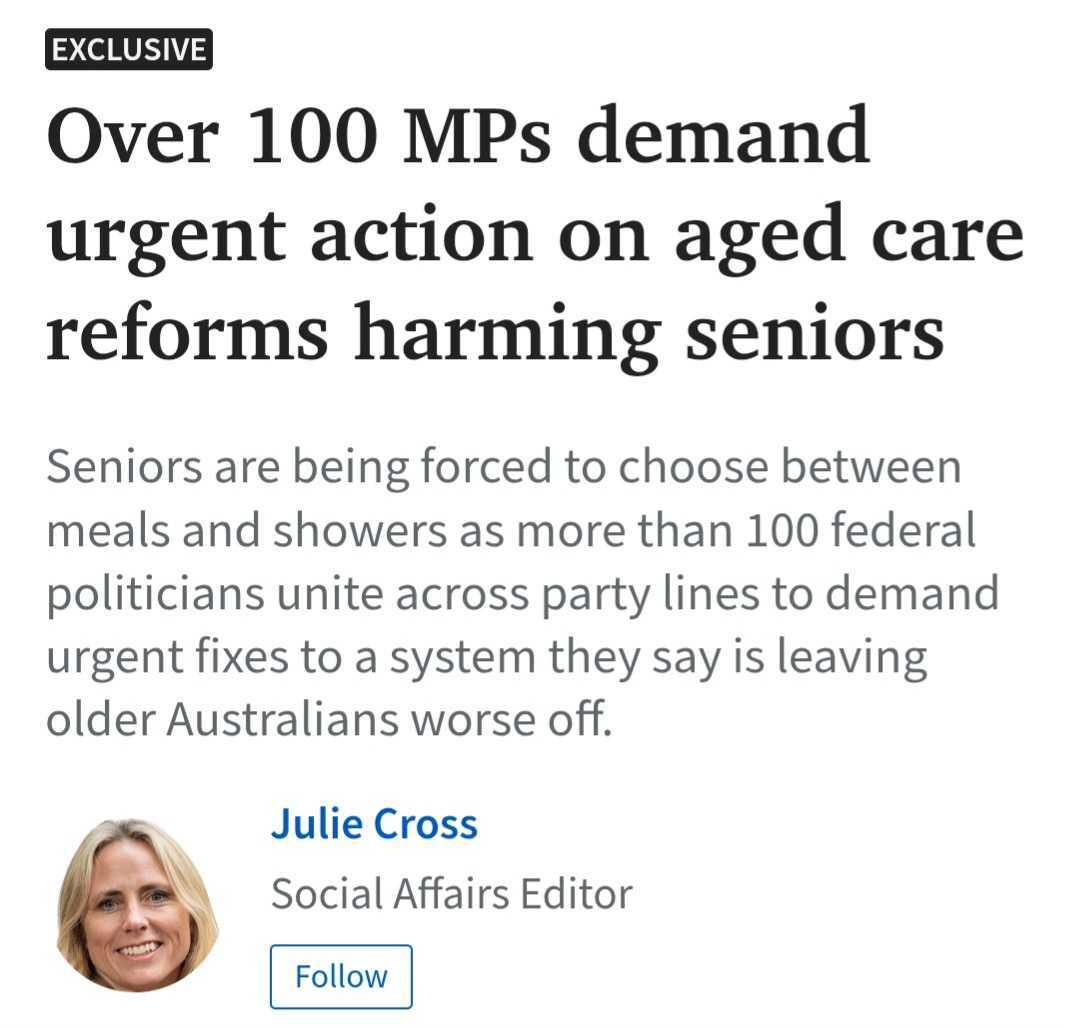 Labor's aged care reforms are disastrous - and older people are not putting up with it.

They're organising, they're lobbying their local MPs, and they're making themselves heard.

This is what power looks like.
