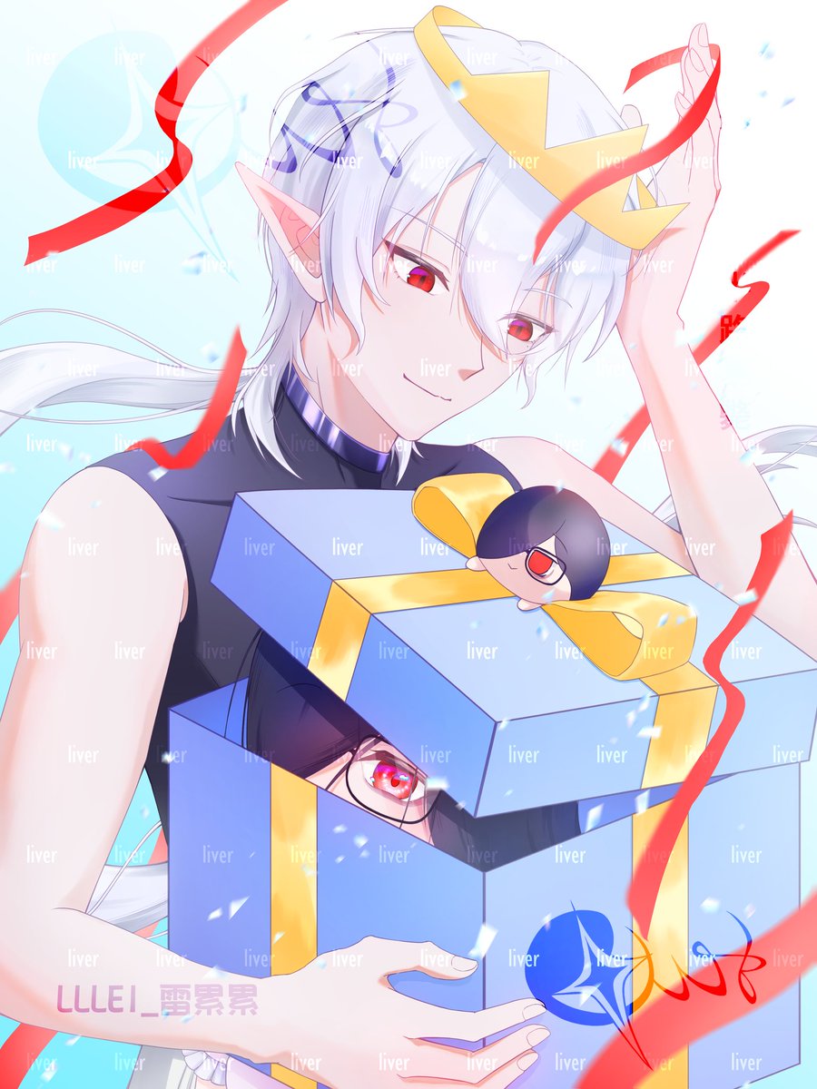 LLLEI_0v0's tweet photo. 發發之前畫給��個傢伙的生賀
（拖欠快半年（？
#LLLEI #lllei #雷累累 https://t.co/UPrN3nE1Z2