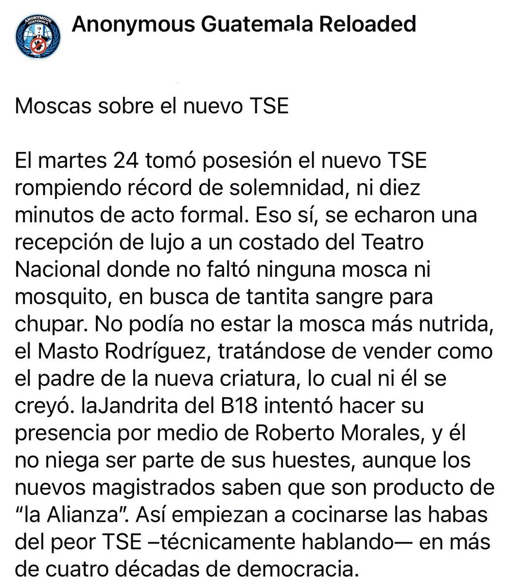 Anonymous Guatemala tweet media