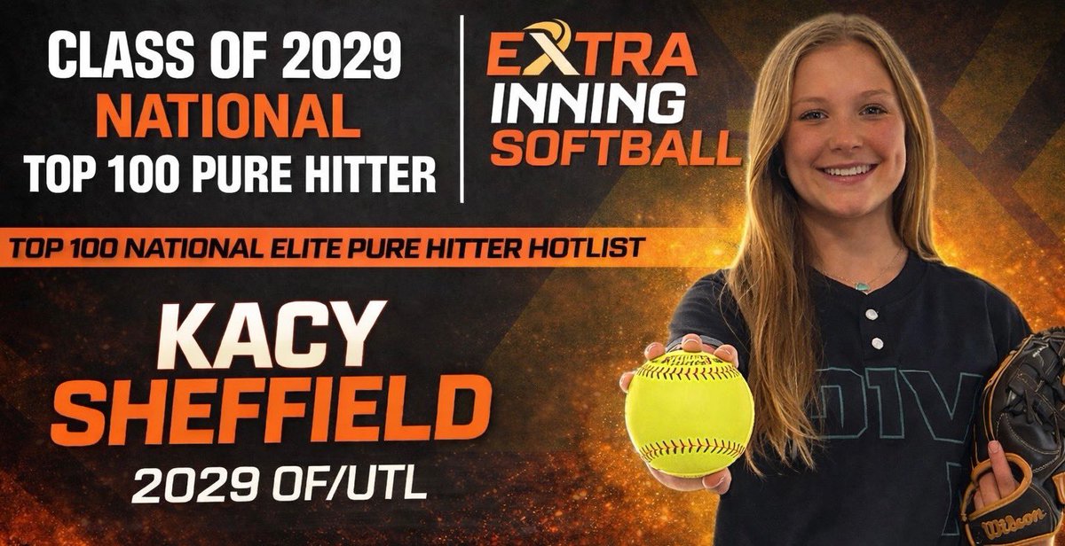 Kacy Sheffield (2029 OF, MIF, 3B) tweet media