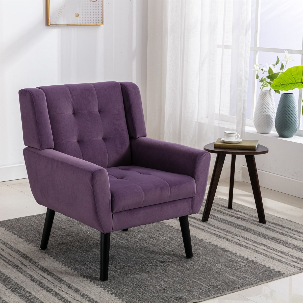 HomeHueDecor's tweet image. Sit in style. 👑✨ Our Modern Velvet Accent Chair is the ultimate blend of comfort and chic design. Add a pop of color and a whole lot of personality to your living room, bedroom, or reading nook. 🏡💛 Shop at homehuedecor.com #HomeHueDecor #VelvetChair #AccentChair