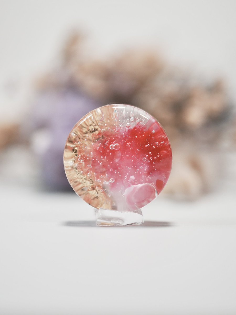 Hana_Sasou's tweet image. 琥珀のキャンディー

#レジン  #resin #resinart