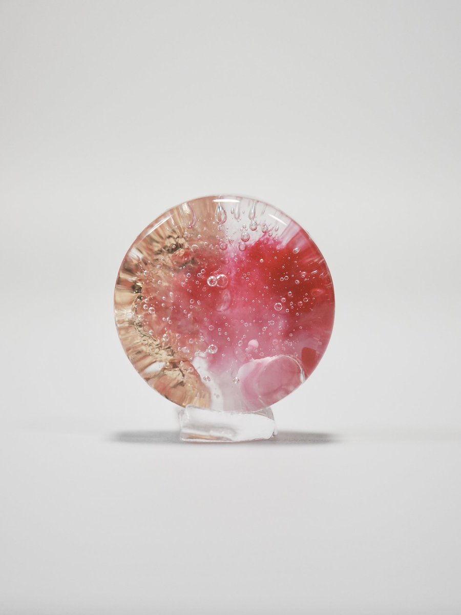 Hana_Sasou's tweet image. 琥珀のキャンディー

#レジン  #resin #resinart